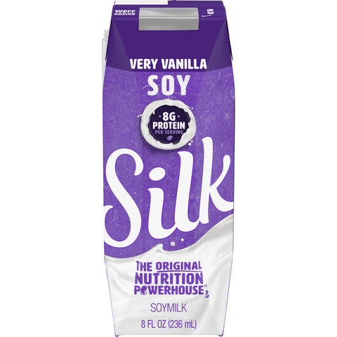 Silk MILK SUBSTITUTE SOY VERY VANILLA ASEPTIC