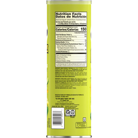 Pringles® CHIP POTATO CRISP SCREAM DILL PICKLE