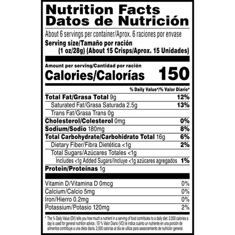 Pringles Pizza Crisps, 5.5 Ounce -- 14 per case.