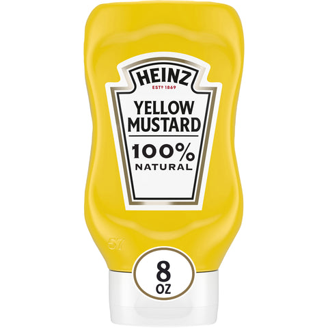 Heinz Yellow Mustard, 8 Ounce -- 12 per case.