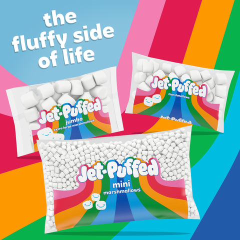Jet-Puffed Mini Marshmallow - 16 oz. bag, 12 per case