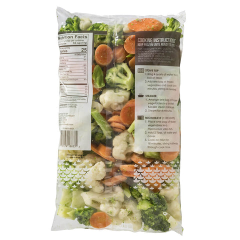Simplot California Vegetable Blend - 32 oz. package, 12 package per case