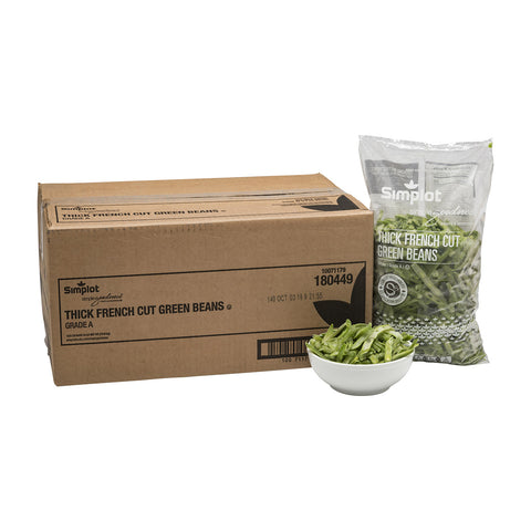 Simplot Thick Cut French Beans - 32 oz. package, 12 packages per case