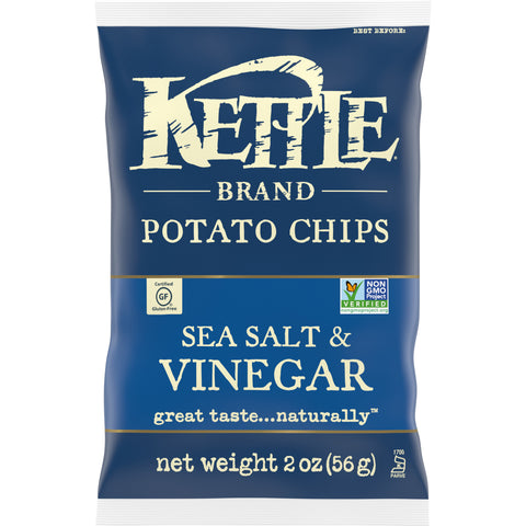 Kettle Foods CHIP POTATO KETTLE SEA SALT & VINEGAR