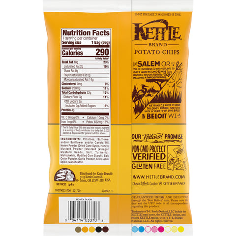 Kettle Foods CHIP POTATO KETTLE HONEY DIJON