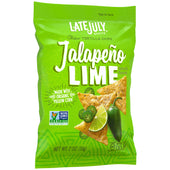 Late July Snacks CHIP TORTILLA LATE JULY JALAPENO LIME