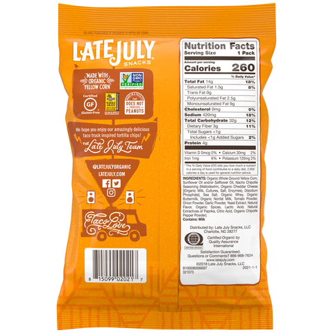 Late July Snacks LATE JULY CHPS CLASICO NCHO CHPT6/2 Z