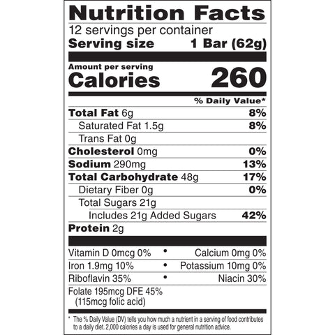 Kelloggs Rice Krispies Treats Original Crispy Marshmallow Squares, 2.2 Ounce -- 72 per case