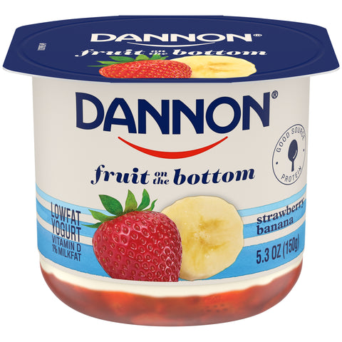 Dannon® YOGURT STRAWBERRY BANANA FRUIT ON THE BOTTOM