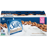 Silk Vanilla Pure Almond Milk, 8 Ounce -- 18 per case.