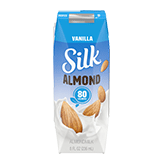 Silk Vanilla Pure Almond Milk, 8 Ounce -- 18 per case.
