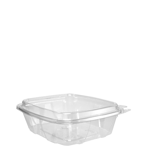 SafeSeal® CONTAINER PLASTIC CLEAR W/ FLAT LID TAMPER-RESISTANT 24 OZ
