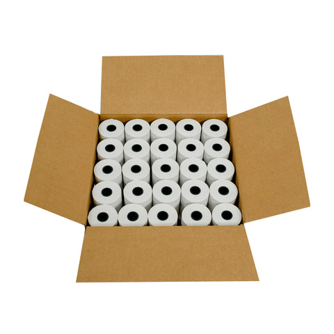 National Checking Company TillRolls White 1 Ply Register Roll, 2.25 inch -- 50 rolls per case