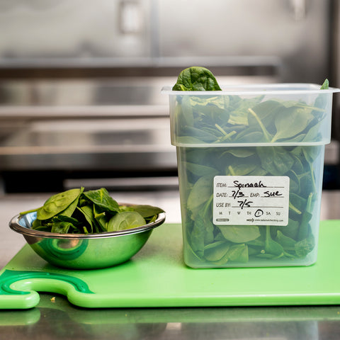 Label Food Rotation Shelf Life Dissolvable 2x3