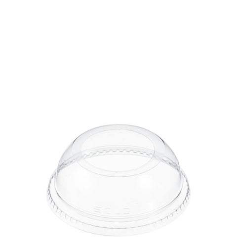 Dart Ultra Clear Polyethylene Terephthalate Dome Lid Only -- 1000 per case