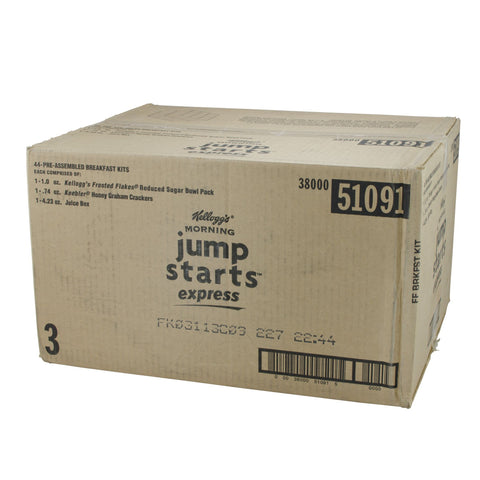 Kellogg's® BREAKFAST KIT JUMP-STARTS EXPRESS™ FROSTED FLAKES® MULTI-GRAIN REDUCED SUGAR