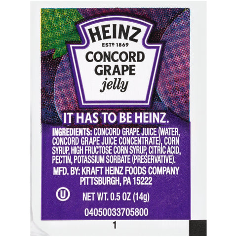 Heinz® JELLY GRAPE SINGLE SERVE CUP 542100/78000747