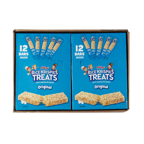 Kelloggs Rice Krispies Treats Original Crispy Marshmallow Squares, 2.2 Ounce -- 72 per case