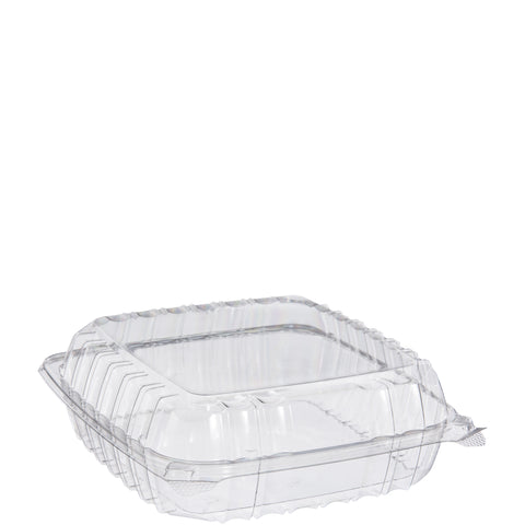 Dart ClearSeal® CONTAINER OPS CLEAR HINGED LID LARGE 1-COMPARTMENT 8-7/8X9-3/8X3