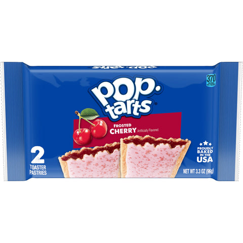 Pop-Tarts Frosted Cherry, 3.3 Ounce - 6 per box -- 12 Case