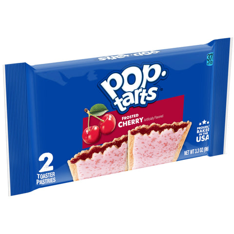Pop-Tarts Frosted Cherry, 3.3 Ounce - 6 per box -- 12 Case