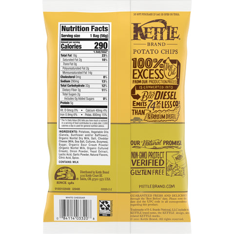 Kettle Foods CHIP POTATO CADDY NY CHEDDAR