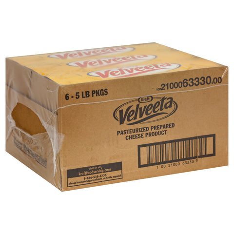 Kraft Velveeta Cheese Loaf Spread, 5 Pound -- 6 per case.