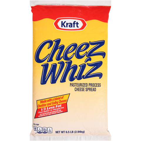 Cheez Whiz SPREAD CHEESE CHEDDAR & COLBY PROCESSED POUCH