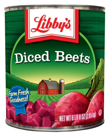 Libby's Diced Beets, 104 ounce -- 6 per case