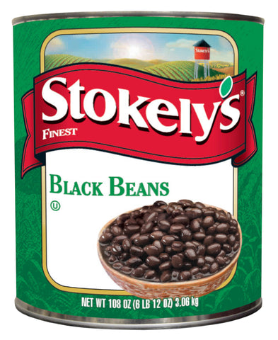Stokely Finest Fancy Black Beans, 108 Ounce -- 6 per case