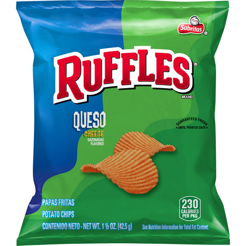 Ruffles® CHIP POTATO RIDGED QUESO LARGE SINGLE SERVE