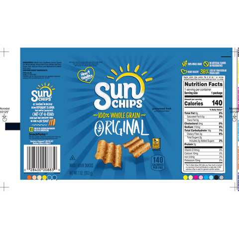 Sunchips® CHIP ORIGINAL WHOLE GRAIN RICH SINGLE SERVE