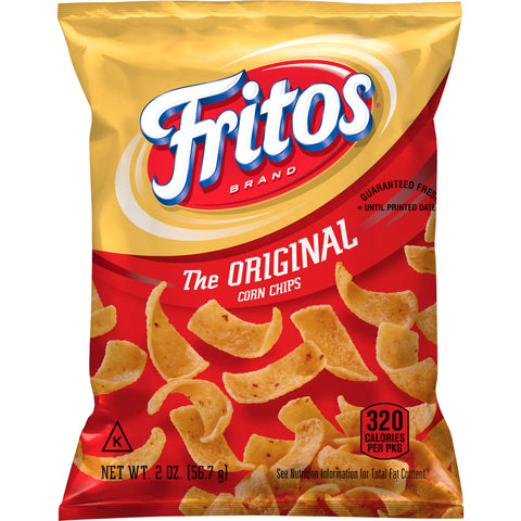 Fritos Original Corn Chips, 2 Ounce -- 64 per case.