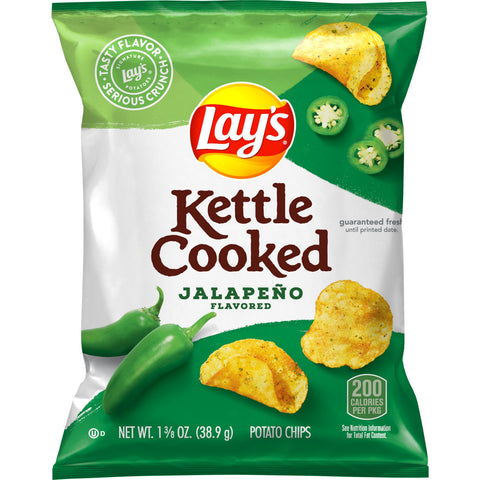 Lay's® CHIP POTATO JALAPENO KETTLE COOKED