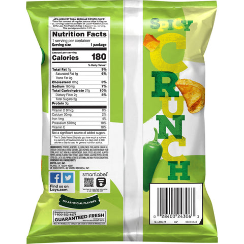 Frito-Lay® CHIP POTATO KETTLE COOKED JALPENO/CHEDDAR