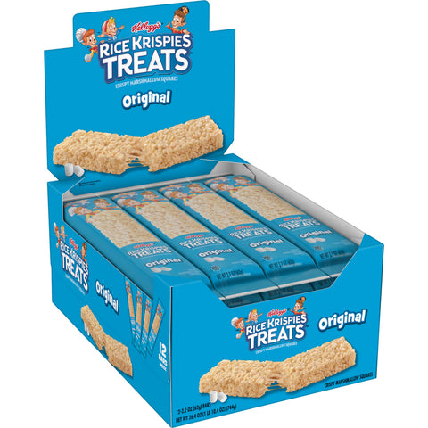 Kelloggs Rice Krispies Treats Original Crispy Marshmallow Squares, 2.2 Ounce -- 72 per case