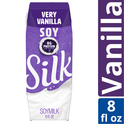 Silk MILK SUBSTITUTE SOY VERY VANILLA ASEPTIC