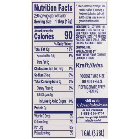 Kraft Extra Heavy Mayonnaise, 1 Gallon -- 4 per case