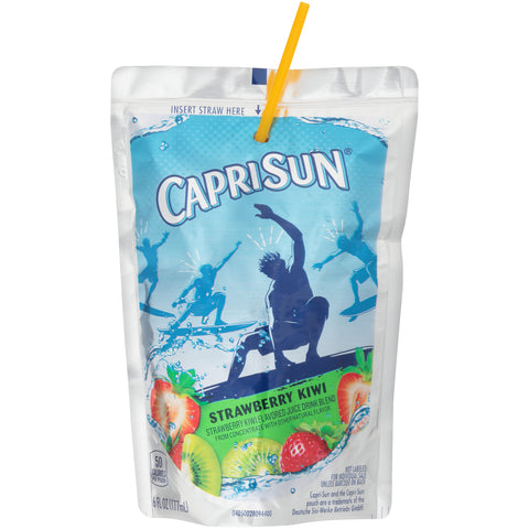 Capri Sun Strawberry Kiwi Juice Pouch, 6 Fluid Ounce -- 40 per case