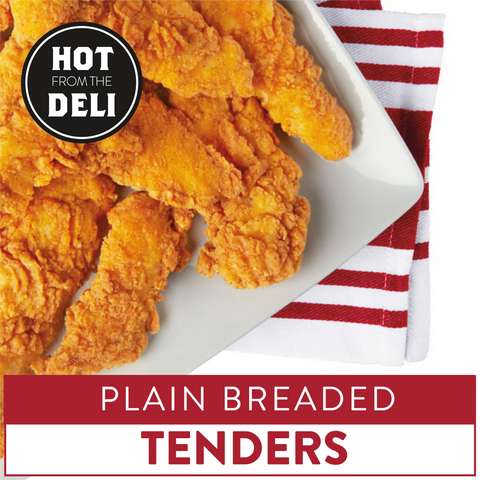 Tyson Red Label Select Cut Golden Crispy Fully Cooked Breaded Chicken Breast Tenderloin, 5 Pound -- 2 per case.