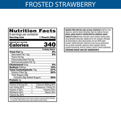 Pastry Pop-tarts® Made W/ Whole Grain Frosted Strawberry