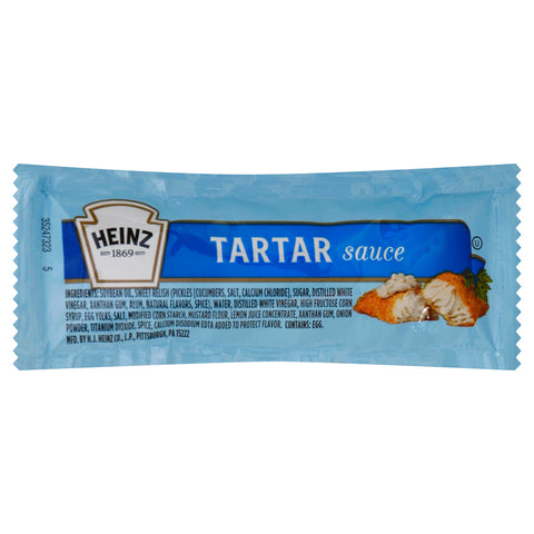 Heinz Tartar Sauce Single Serve, 12 Gram -- 500 Case
