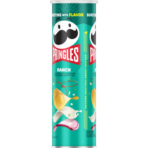 Pringles Ranch Crisps, 5.5 Ounce -- 14 per case.