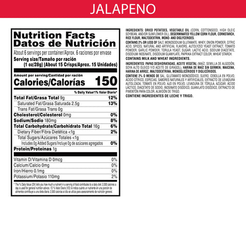 Kellogg's® CHIP JALAPENO POTATO CRISP