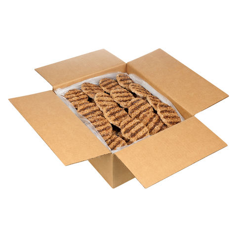 Advance Pierre Flame Broiled Beef Salisbury Steak, 3 Ounce -- 96 per case.