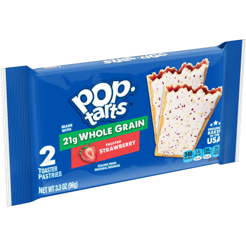 Pop Tarts Frosted Strawberry Toaster Pastry, 3.52 Ounce -- 72 per case.