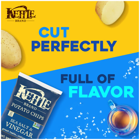 Kettle Foods CHIP POTATO KETTLE SEA SALT & VINEGAR