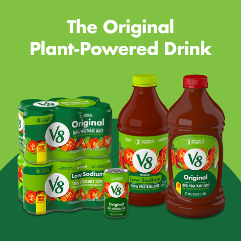 V8® JUICE VEGETABLE 100% LOW SODIUM CAN