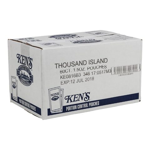 Ken's Foods DRESSING THOUSAND ISLAND DELUXE SINGLE SERVE POUCH