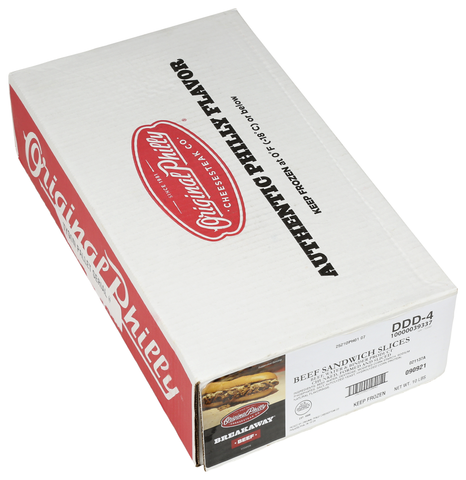 Beef Philly Ddd Seasoned Sandwich Slices 4 Oz